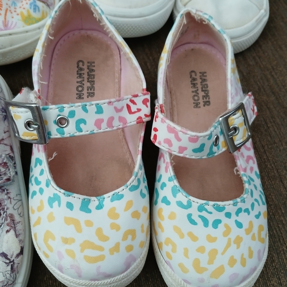 Toddler Girl Shoe Lot Sz 7 - Picture 3 of 5